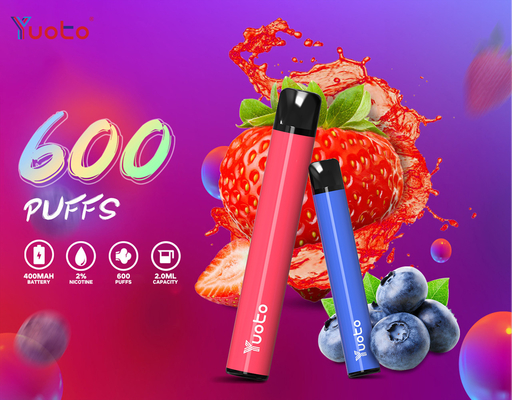 La cosse remplaçable de Tpd Vape de 5 couleurs, vivent le dispositif de mod de cartouche de 600 souffles
