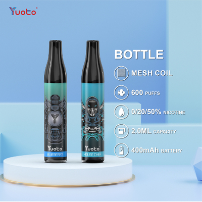 La glace de raisin assaisonne la bouteille de Yuoto maximum, nouveau type stylo de 600 souffles de Vape