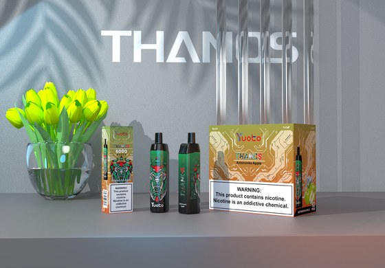 Yuoto usine officiel jetable fruiot saveur étuvage vernis vape 5000 bouffées menthe glace arabe