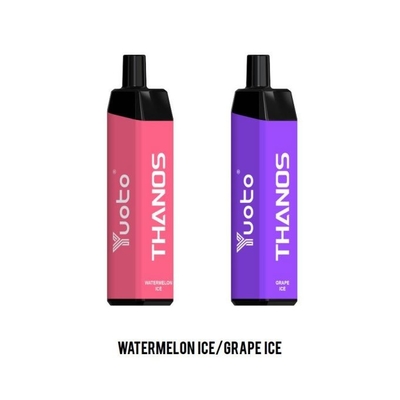 Glace jetable de raisin de vaporisateur e de Yuoto de jus des thanos de Vape 5000 de msds jetables de souffles
