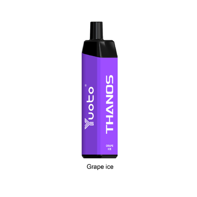Glace jetable de raisin de vaporisateur e de Yuoto de jus des thanos de Vape 5000 de msds jetables de souffles