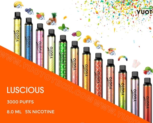 Les ventes chaudes vendent la cosse en gros électronique jetable succulente de Vape de cigarette de 3000 souffles E Vape de Vape Pen Pod Starter Kit Yuoto