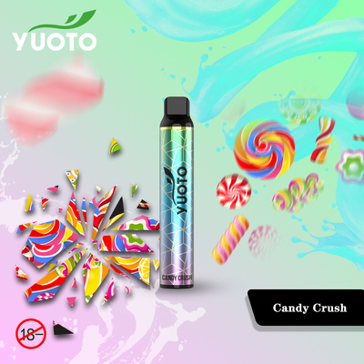 Usine en gros non rechargeable succulente de Yuoto 8.0ml Eliquid Chine de Vape de cosse du kit 3000 de nicotine jetable du souffle 50mg