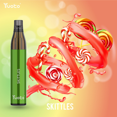 Souffles maximum de bouteille de Yuoto les 600 engrènent des saveurs Vape jetable original de la bobine 16