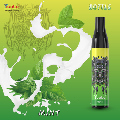 Nicotine jetable Mesh Coil TPD de la menthe 20mg 2% de COSSE de vaporisateur de souffles de la bouteille 600 de YUOTO