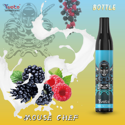 Chef jetable 2ml Mesh Coil de souris de souffles de la bouteille 600 de Vapes de nicotine du vaporisateur 20mg de Yuoto