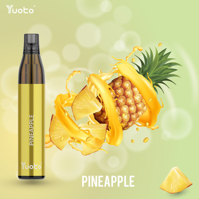 Batterie supérieure de la nicotine 400mAh des souffles 20mg de Yuoto Bottlemax 600 de produit d'ananas