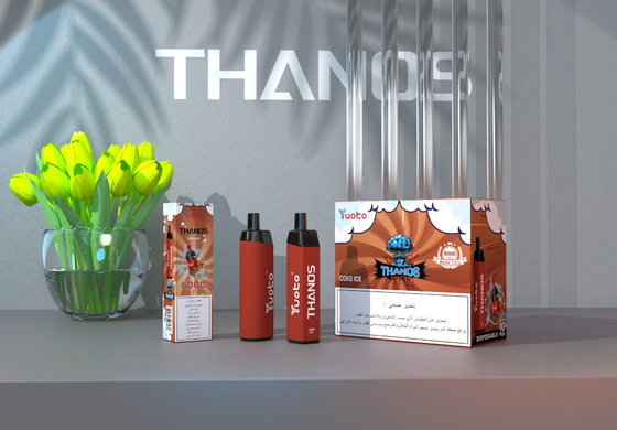 Plume de vapotage rechargeable jetable Yuoto Thanos 14 ml 5000 bouffées filet de bobine Elfe Bar perdu Mary