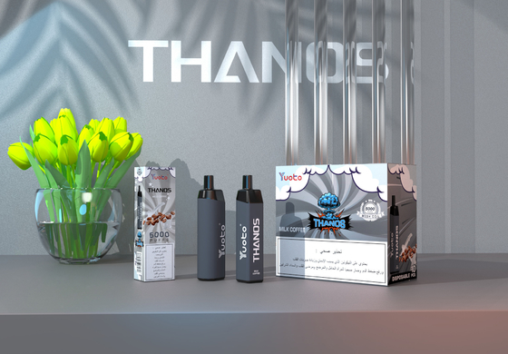 5000 bouffées Yuoto Thanos Vapor jetable avec saveur de fruits E-liquide 14 ml Vape Pod Pen Arabe saoudien