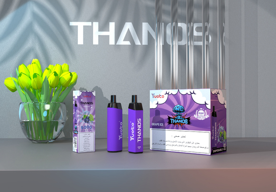5000 clope du souffle 14ml Yuoto Thanos E, stylo jetable de Vape de nicotine de Mesh Coil 5%
