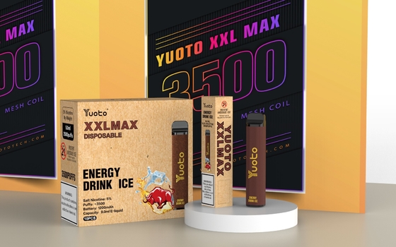 Cartouche préremplie par cigarettes maximum Mesh Coil de Yuoto XXL 0% 2% 5% Nic Disposable E