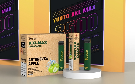 Cartouche préremplie par cigarettes maximum Mesh Coil de Yuoto XXL 0% 2% 5% Nic Disposable E