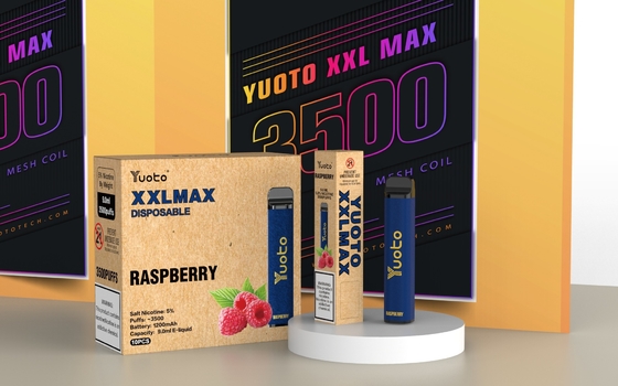 Cartouche préremplie par cigarettes maximum Mesh Coil de Yuoto XXL 0% 2% 5% Nic Disposable E