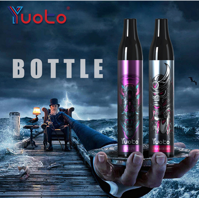 0 stylo jetable de vape de nicotine de 2 5%, ODM d'OEM de vaporisateur de cosse de Yuoto de 600 bouffées