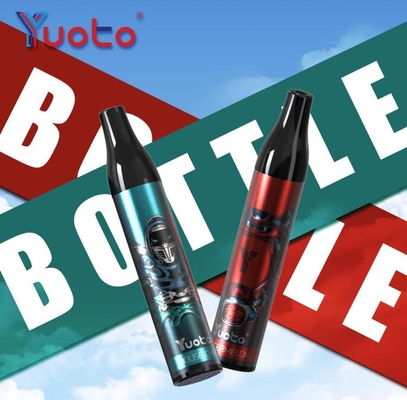 2 ml pré-remplie E liquide Yuoto bouteille 600 bouffées 400 mAh maille bobine RoHS FCC jetable