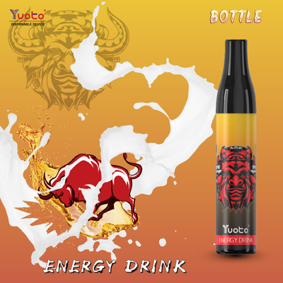 2 ml pré-remplie E liquide Yuoto bouteille 600 bouffées 400 mAh maille bobine RoHS FCC jetable