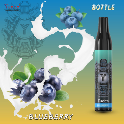 2 ml pré-remplie E liquide Yuoto bouteille 600 bouffées 400 mAh maille bobine RoHS FCC jetable