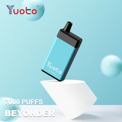 Découvrez les performances de Yuoto 7000 Puffs Vape 900mAh Batterie et 7000 Puffs
