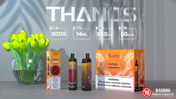 Améliorez votre expérience de vapotage avec Yuoto 5000 Puffs Vape 10-12W Wattage 19 saveurs