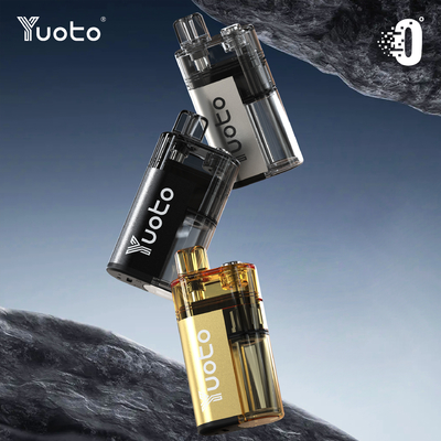 Vape à usage unique YUOTO réglable avec une puissance de 10 à 12 watts et 0% de nicotine