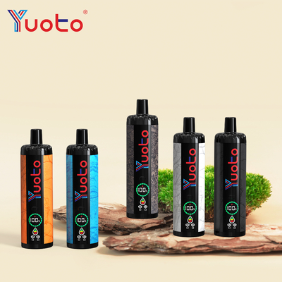 Rechargeable Yuoto DIGI 15000 Puffs Double Mesh Coil Vape 22 saveurs Niveau de carburant de la batterie Ul
