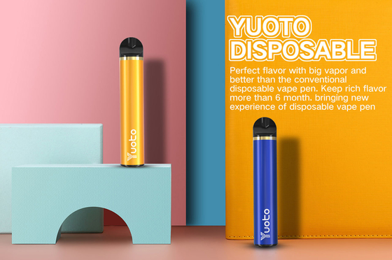 Yuoto populaire Vape avec du sel de haute qualité Vape jetable Yuoto original de nicotine de 5% 1500 souffles Vape Ecigs