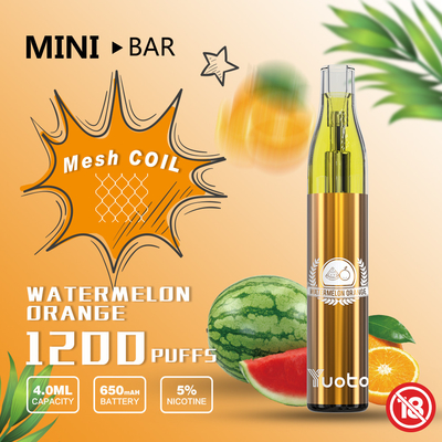 Cartouche jetable de Vape Yuoto Mini Bar 1200puff remplaçable