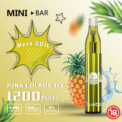 ODM 1200 souffle Vape, 5 que la vapeur de sel de nicotine pour des clopes d'E font la fête
