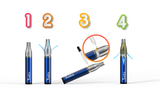 Mini Bar Vape Great Tastes de petite taille 640mah construit dans la batterie