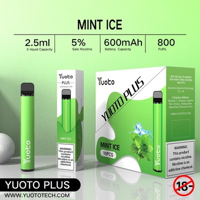Yuoto plus 800 la fraise mélangée de framboise de myrtille de saveur de la cigarette 32g 11 des souffles E