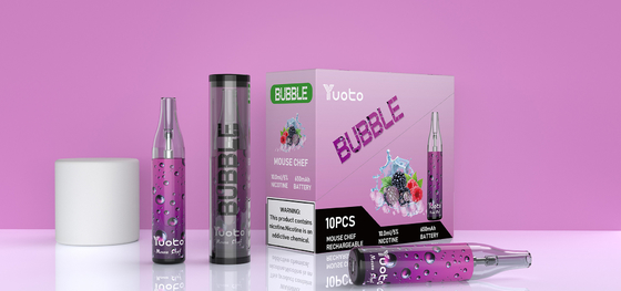 L'usine originale dans des cosses jetables de vape de yuoto rechargeable de la bulle 4000puffs 10ml 650mah de la Chine Yuoto engrènent des bobines