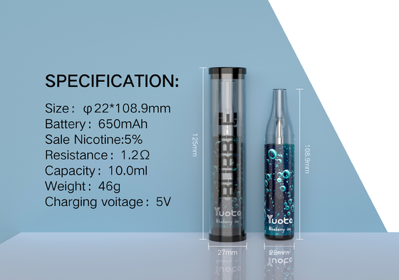 Vape jetable a adapté Logo Original China Manufacturers Yuoto aux besoins du client 1500 que le souffle brillent la cigarette d'E