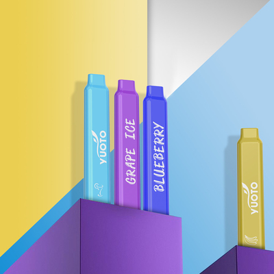YUOTO Smart 600 souffle Vape 2ML E Juice Capacity With 12 saveurs