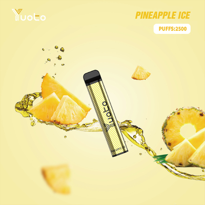 Cosse originale de vape d'usine de forme d'eliquid du xxl 2500puffs 1200mah 7ml de Yuoto de yuoto de yuotovape jetable carré de vape dans la porcelaine