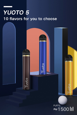 La glace de mangue 25 saveurs Vape jetable Pen Low Nicotine 1500 souffle