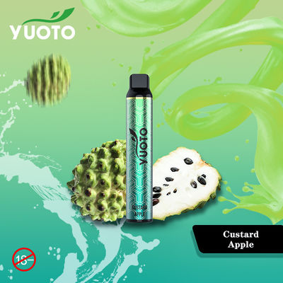 Souffles succulents Vape jetable de Yuoto 3000 batterie de 1350 heures-milliampère 8,0 ml d'E-jus