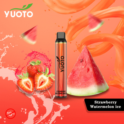 Glace jetable de banane de Yuoto de batterie de Vape 1350mAh 3000 de souffles succulents de Yuoto