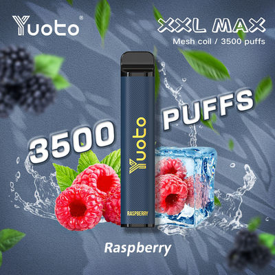 XXL Yuoto Vapor à usage unique MAX 3500 Puffs Arômes du dispositif 9 ml
