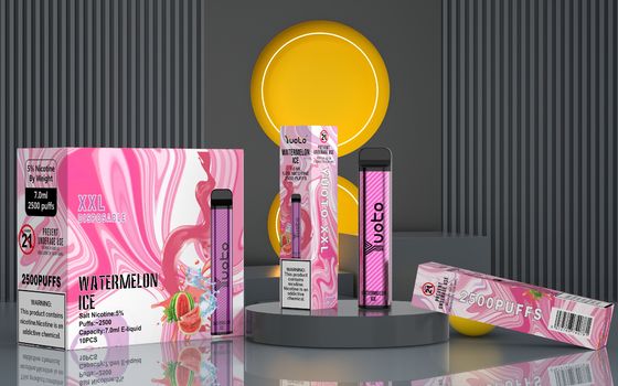 Le flux d'air réglable XXL 2500 souffle le dispositif 7ML de Vape établi dans la cosse 1200mah