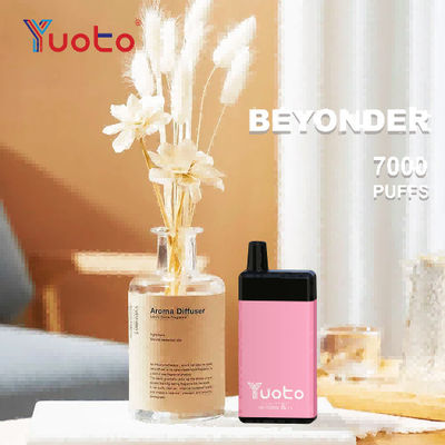 7000 souffles Yuoto Beyonder Vape jetable 650 rechargeables heure-milliampère