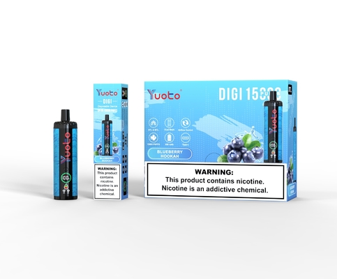 Yuoto DIGI 15000 Puffs Daul Mesh Coil Vape 20 ml Vape à usage unique