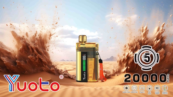 Améliorez votre expérience de vapotage avec la vape yuoto 5000 bouffées, batterie de 850mAh et flux d'air réglable