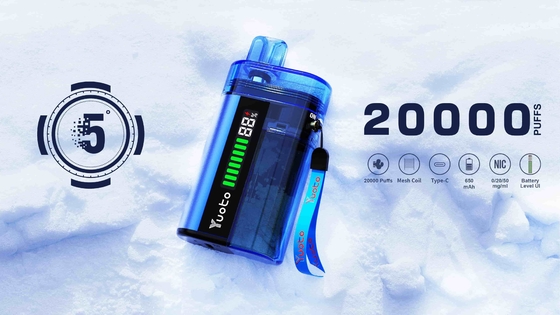 Yuoto Vape jetable 23 saveurs 0% de nicotine pour une expérience de vapotage