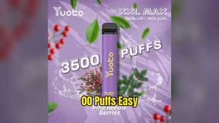 Yuoto XXL MAX 00 Puffs Vapotage facile
