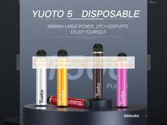 Nicotine 5% stylo à vapotage jetable en gros Cigarette électronique YUOTO 1500 bouffées 6 ml Vente à chaud au Moyen-Orient 2% 5% Nouveau